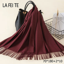 Load image into Gallery viewer, LAFEITE Lic Cashmere Scarf - Zainab&#39;s Closet