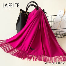 Load image into Gallery viewer, LAFEITE Lic Cashmere Scarf - Zainab&#39;s Closet