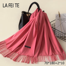 Load image into Gallery viewer, LAFEITE Lic Cashmere Scarf - Zainab&#39;s Closet