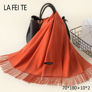 LAFEITE Lic Cashmere Scarf - Zainab's Closet
