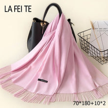 Load image into Gallery viewer, LAFEITE Lic Cashmere Scarf - Zainab&#39;s Closet