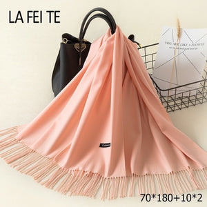 LAFEITE Lic Cashmere Scarf - Zainab's Closet