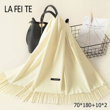 Load image into Gallery viewer, LAFEITE Lic Cashmere Scarf - Zainab&#39;s Closet