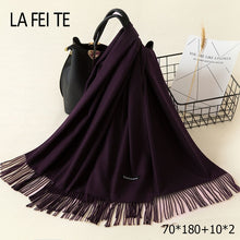 Load image into Gallery viewer, LAFEITE Lic Cashmere Scarf - Zainab&#39;s Closet