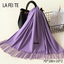 Load image into Gallery viewer, LAFEITE Lic Cashmere Scarf - Zainab&#39;s Closet