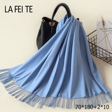Load image into Gallery viewer, LAFEITE Lic Cashmere Scarf - Zainab&#39;s Closet