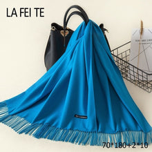 Load image into Gallery viewer, LAFEITE Lic Cashmere Scarf - Zainab&#39;s Closet