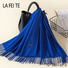Load image into Gallery viewer, LAFEITE Lic Cashmere Scarf - Zainab&#39;s Closet