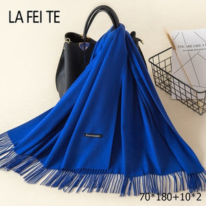 LAFEITE Lic Cashmere Scarf - Zainab's Closet