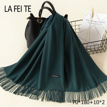 Load image into Gallery viewer, LAFEITE Lic Cashmere Scarf - Zainab&#39;s Closet