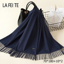 Load image into Gallery viewer, LAFEITE Lic Cashmere Scarf - Zainab&#39;s Closet