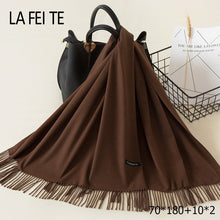 Load image into Gallery viewer, LAFEITE Lic Cashmere Scarf - Zainab&#39;s Closet
