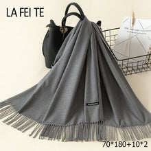 Load image into Gallery viewer, LAFEITE Lic Cashmere Scarf - Zainab&#39;s Closet