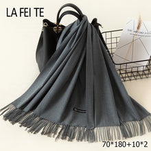 Load image into Gallery viewer, LAFEITE Lic Cashmere Scarf - Zainab&#39;s Closet
