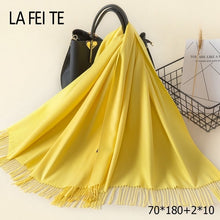 Load image into Gallery viewer, LAFEITE Lic Cashmere Scarf - Zainab&#39;s Closet