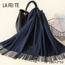 Load image into Gallery viewer, LAFEITE Lic Cashmere Scarf - Zainab&#39;s Closet