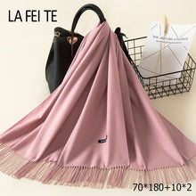 Load image into Gallery viewer, LAFEITE Lic Cashmere Scarf - Zainab&#39;s Closet