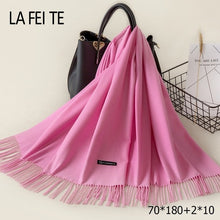 Load image into Gallery viewer, LAFEITE Lic Cashmere Scarf - Zainab&#39;s Closet