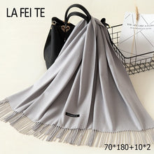 Load image into Gallery viewer, LAFEITE Lic Cashmere Scarf - Zainab&#39;s Closet