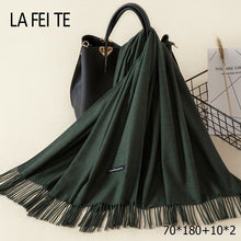 Load image into Gallery viewer, LAFEITE Lic Cashmere Scarf - Zainab&#39;s Closet