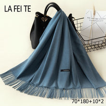Load image into Gallery viewer, LAFEITE Lic Cashmere Scarf - Zainab&#39;s Closet