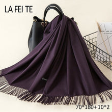 Load image into Gallery viewer, LAFEITE Lic Cashmere Scarf - Zainab&#39;s Closet