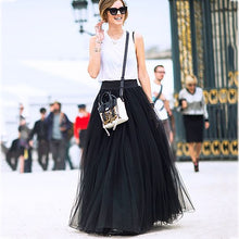 Load image into Gallery viewer, Kartoska 4 Layer 100cm Vintage Maxi Tulle Tutu Skirt - Zainab&#39;s Closet