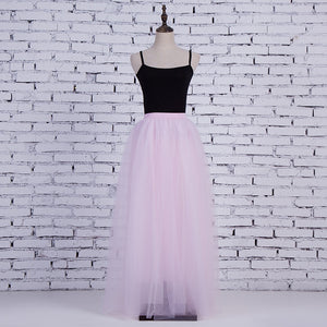 Kartoska 4 Layer 100cm Vintage Maxi Tulle Tutu Skirt - Zainab's Closet
