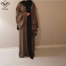Load image into Gallery viewer, Wechery Chiffon Abaya Robe - Zainab&#39;s Closet