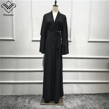 Load image into Gallery viewer, Wechery Chiffon Abaya Robe - Zainab&#39;s Closet