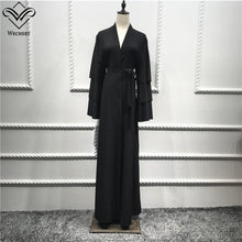 Load image into Gallery viewer, Wechery Chiffon Abaya Robe - Zainab&#39;s Closet