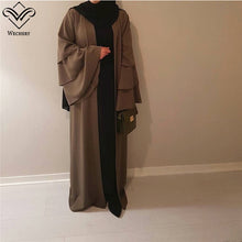Load image into Gallery viewer, Wechery Chiffon Abaya Robe - Zainab&#39;s Closet