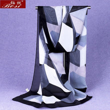 Load image into Gallery viewer, BOSI Geometric Chiffon Scarf - Zainab&#39;s Closet