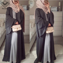 Load image into Gallery viewer, Wechery Chiffon Abaya Robe - Zainab&#39;s Closet
