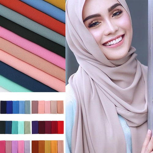 LOVOSME Bubble Chiffon Scarf - Zainab's Closet