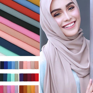 LOVOSME Bubble Chiffon Scarf - Zainab's Closet