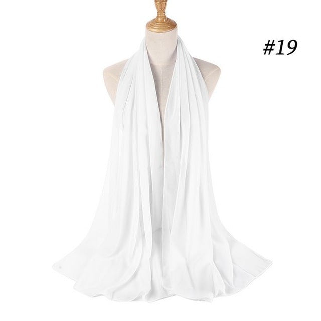 LOVOSME Bubble Chiffon Scarf - Zainab's Closet