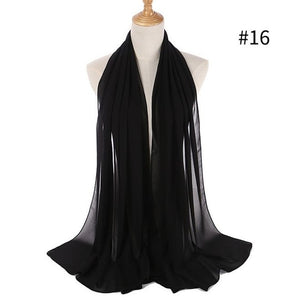 LOVOSME Bubble Chiffon Scarf - Zainab's Closet