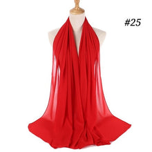 Load image into Gallery viewer, LOVOSME Bubble Chiffon Scarf - Zainab&#39;s Closet