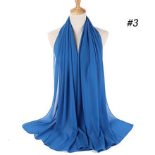 Load image into Gallery viewer, LOVOSME Bubble Chiffon Scarf - Zainab&#39;s Closet