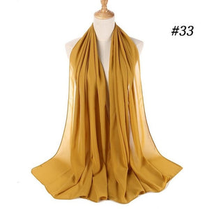 LOVOSME Bubble Chiffon Scarf - Zainab's Closet
