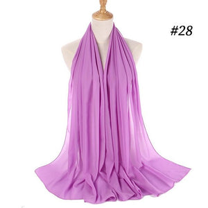 LOVOSME Bubble Chiffon Scarf - Zainab's Closet