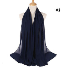 Load image into Gallery viewer, LOVOSME Bubble Chiffon Scarf - Zainab&#39;s Closet