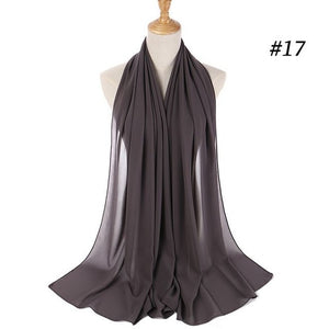 LOVOSME Bubble Chiffon Scarf - Zainab's Closet