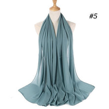 Load image into Gallery viewer, LOVOSME Bubble Chiffon Scarf - Zainab&#39;s Closet