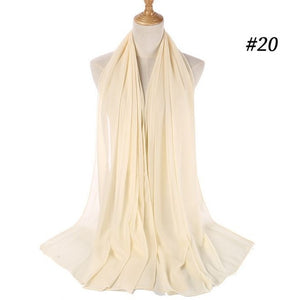 LOVOSME Bubble Chiffon Scarf - Zainab's Closet