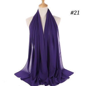LOVOSME Bubble Chiffon Scarf - Zainab's Closet