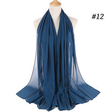 Load image into Gallery viewer, LOVOSME Bubble Chiffon Scarf - Zainab&#39;s Closet
