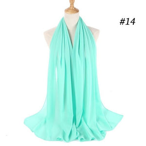 LOVOSME Bubble Chiffon Scarf - Zainab's Closet