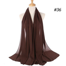 Load image into Gallery viewer, LOVOSME Bubble Chiffon Scarf - Zainab&#39;s Closet